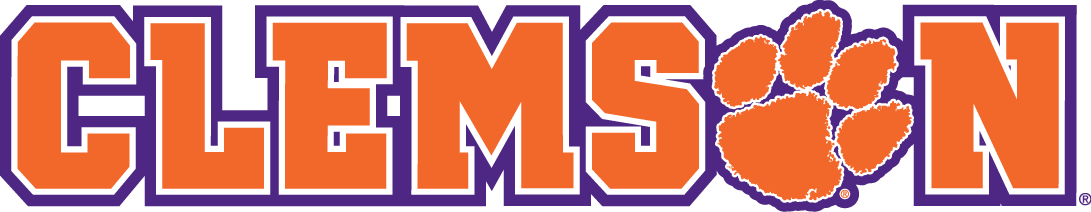 Clemson Tigers 2014-Pres Wordmark Logo 03 iron on paper